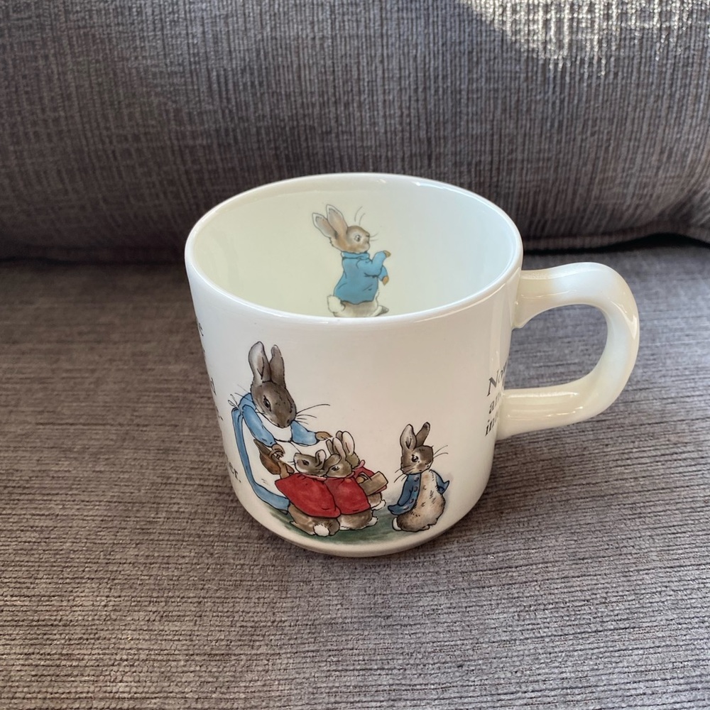 Vintage Wedgwood of Etruria & Barlaston Peter Rabbit Cup England Beatrix Potter
